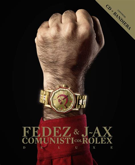 j ax fedez comunisti col rolex album platinum coverù|Fedez, J.